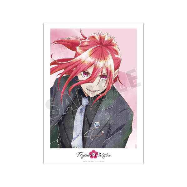 『ブルーロック』描き下ろし 千切 豹馬 スーツモデルver. Ani-Art aqua label A3マット加工ポスター【202510再販】